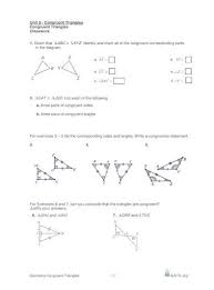 Test 1 (side, side, side) if all three sides of one triangle are the same as the lengths of the sides of the second triangle, then the two triangles are. Unit 6 Congruent Triangles Congruent Triangles 6 Congruent Triangles Congruent Triangles 3 4 Proving Congruence Triangle Congruence Sss And Sas Homework Pdf Document