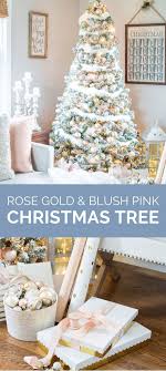Dive deep into the color blush pink. Rose Gold And Blush Pink Christmas Tree Unique Christmas Decor Ideas