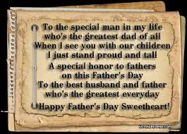 These father's day quotes for your husband will make him feel like the superstar he is. Happy Fathers Day Quotes For Husband Quotesgram