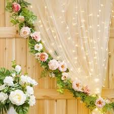 Light Curtain Wedding Backdrop Lights Light Backdrop Diy Wedding Backdrop