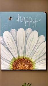 We'll show you a few different techniques for leaf painting and printing you can try with your kids. Harvesting The Honey Flower Painting Canvas Easy Canvas Painting Spring Painting