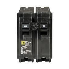 Square D Homeline 40 Amp 2 Pole Circuit Breaker