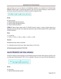 Matematicas Financieras Ingenieria Economica