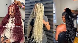 Amazon.com : Langer Human Braiding Hair 22 Inch 150g Boho Braids Human Hair  3 Bundles/Pack Boho Hair for Braiding Curly Knotless Deep Wave Bulk No Weft  : Beauty & Personal Care