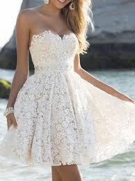 A Line Sweetheart Short Ivory Lace Homecoming Cocktail Dress Prom Dresses For Teens Prom Dresses Short Evening Dresses Prom