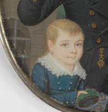 Joseph Bernhard Einsle (1774-1829) "Gentleman with grandson" by