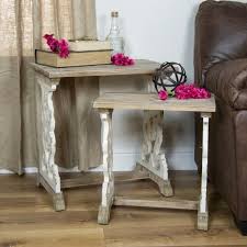Rustic Farmhouse Nesting Tables Set Of 2 Nestingtables Table Nesting Tables Wood Accent Table Side Table Wood