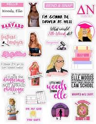 Legally blonde occasions card, perfect day, elle woods, film nostalgia, 00s movie, birthday, wedding, celebration, gift. Legally Blonde Stickers Laptop Ideas Of Laptop Laptop Legally Blonde Sticker Pack Elle Woods What Like It S Hard Bend And Snap Girl Stickers Elle Woods