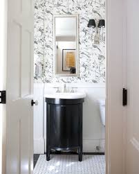 Fabulous powder rooms inspire makeover. Timeless Yet Trendy Black And White Dana Mitchell Interiors Llc
