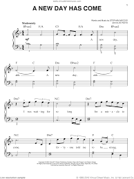 Free returns are available for the shipping address you chose. Dion A New Day Has Come Sheet Music For Piano Solo Pdf