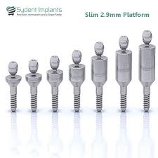 Titanium Ball Attachment Slim Platform 2 1mm For 2 9mm For Dental Implant Internal Hex