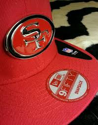 Black 49ers Hat New Era San Francisco 49ers Metal Logo Snapback Red Hat Niner Empire One Of A Kind From 34 95 49ers San Francisco 49ers Metallic Logo