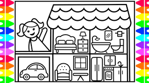 How To Draw A Baby Doll House For Kids Doll House Drawing Doll House Coloring Pages Kids Youtube This is the dollhouses and doll furniture category of information. how to draw a baby doll house for kids doll house drawing doll house coloring pages kids