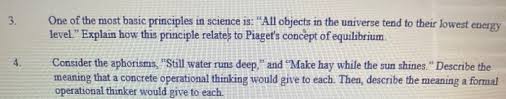 Are still water and fresh water used to mean drinking water? 3 One Of The Most Basic Principles In Science Is Chegg Com