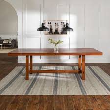 Find new kitchen & dining sets for your home at joss & main. 68 Inch Rustic Dark Oak Wood Trestle Base Dining Table On Sale Overstock 10092018