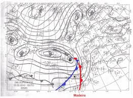 Synoptic Chart Of Surface Pressure Showing The Large Scale
