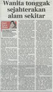 The puisi tentang alam sekitar menunjukkan kepentingan bahawa topik ini mewakili penulis. Wanita Tonggak Sejahterakan Alam Sekitar Universiti Putra Malaysia