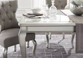 With one leaf 74 d; Coralayne Dining Room Extension Table Louisville Overstock Warehouse
