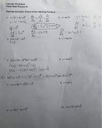 Using the couple's gratitude journal worksheet, each person will write three good things about their partner, every day, for one week. Calculus Worksheet Chain Rule Practice 1 Find The Chegg Com