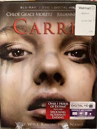 Carrie ~Stephen King Chloe Grace-Moretz Julianne Moore (Blu-ray 2013) NO  DIGiTAL 883904293750| eBay