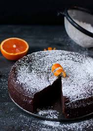 Paleo and dairy free fudgey chocolate cake with a thick layer of chocolate frosting. Nigella S Flourless Chocolate Orange Cake Neighborfood