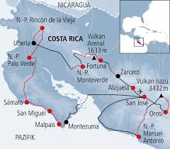 Costa rica map is a professional car, bike, pedestrian and subway navigation system.this app will help you. Costa Rica Bike Nationalparks Tierwelt Vulkane Strand
