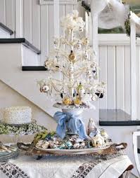 These real mini christmas trees from farmgirl flowers are delivered potted and decorated, making them perfect for apartments, dorms, and other small spaces. White Tabletop Christmas Tree With Lights