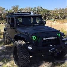 Black And Blue Wheels For Jeep Wrangler Pin On Trucks