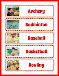 You've got the best idea since padded gloves. Rocks And Minerals For Kids Printable Sports Names Word Wall For Classroom Bulletin Board Sports Theme Classroom Classroom Fun Sports Classroom