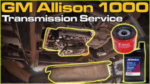 Oil analysis test recommendations — #1796b. Gm Allison Transmission Service Youtube