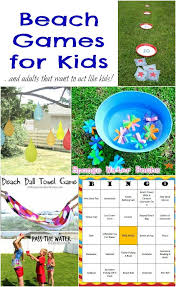 Beach Games For Kids Adults Moms Munchkins Beach Party Games Kids Party Games Birthday Party Games For Kids