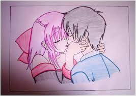 Check spelling or type a new query. Images Of Anime Cute Couple Kiss Drawing
