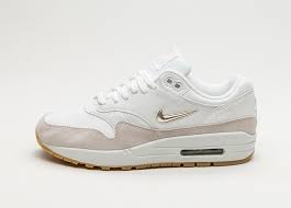 Nike Wmns Air Max 1 Premium Sc Summit White Metallic Gold Star Light Bone Gold Stars Air Max 1 Air Max