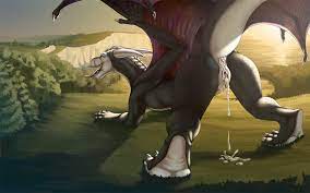 2015 after sex anus ass blue eyes cum cum in ass cum in pussy cum  inside danza dragon female feral kirianna leaking looking at viewer looking  back open mouth