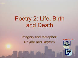 The poem, believe it or not, is not really about birds, it is about people. Poetry 2 Life Birth And Death Imagery And Metaphor Rhyme And Rhythm Ppt Download