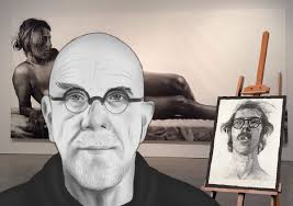 Chuck close stock photos and images. Chuck Close Paintings Bio Ideas Theartstory