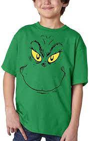 From cut and comfy pants and tee's to beautiful toddler dresses, to vibrant leggings and rompers, you'll be able to dress your children in style and for less than you ever thought possible. Dr Seuss Grinch Face Youth Kids T Shirt Clothing Amazon Com