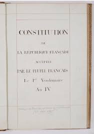 Constitution De 1795 Le Directoire Storia Storie