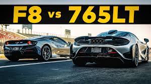I review the video and timelsips and compare it a. Boostaddict Ferrari F8 Tributo Tries Its Luck Against The Mclaren 765lt On The 1 4 Mile Dragstrip