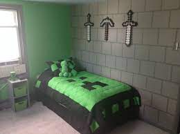 My Sons Awesome Minecraft Bedroom Boys Minecraft Bedroom Themed Kids Room Minecraft Bedroom Decor
