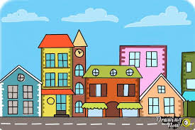 #drawing #landscape #house #house drawing #my neighbour #drawings #small drawing #artists on tumblr #small artist #art #artwork #original art #traditional art #artistic #penart #pen #inktober. How To Draw A Town Drawingnow