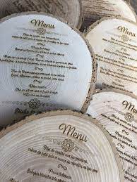 Menus De Mariage Originaux A Personnaliser Fabriques En France Menu Mariage Marque Places Mariage Original