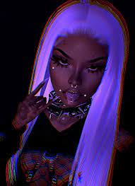 Pin By Leaan Bbyy On Imvu Girls Cartoon Art Black Girl Cartoon Black Love Art