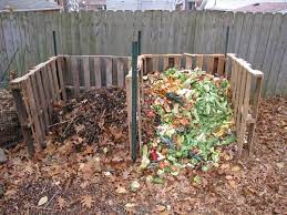 The Small House Family Build A Compost Bin From Pallets Garden Compost Compost Bin Pallet Build A Compost Bin