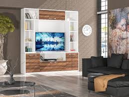 Canisa Concept Korje Tv Unitesi Ve Tv Sehpasi Takimi 415 Ceviz Lazimbana Da Tv Unitesi Tv Mobilya