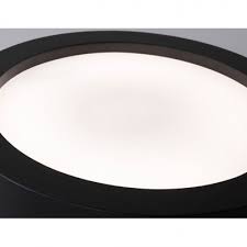 Simple Style Black Halo Led Flush Mount Lighting 18 24 36w High Brightness Cool White Light Metal Round Surface Mounted Led Ceiling Light Takeluckhome Com