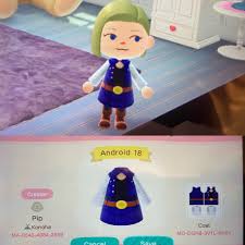 Animal Crossing Android 18 Dragon Ball Z Animal Crossing Game Animal Crossing Animal Crossing Android