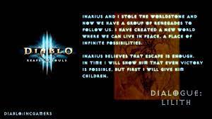 Парагон 5930+, продаю топовый аккаунт. Diablo 3 Reaper Of Souls Lilith Dialogue Spoiler Youtube