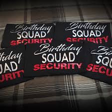 Girly Personalized Birthday Women S Birthday Shirts For Adults Birthday Squad T Shirt For Him Her Men Women Etsy Birthday Girl Shirt Movie Themed Party Birthday Shirts