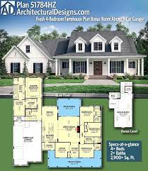 Plan 51784hz Fresh 4 Bedroom Farmhouse
